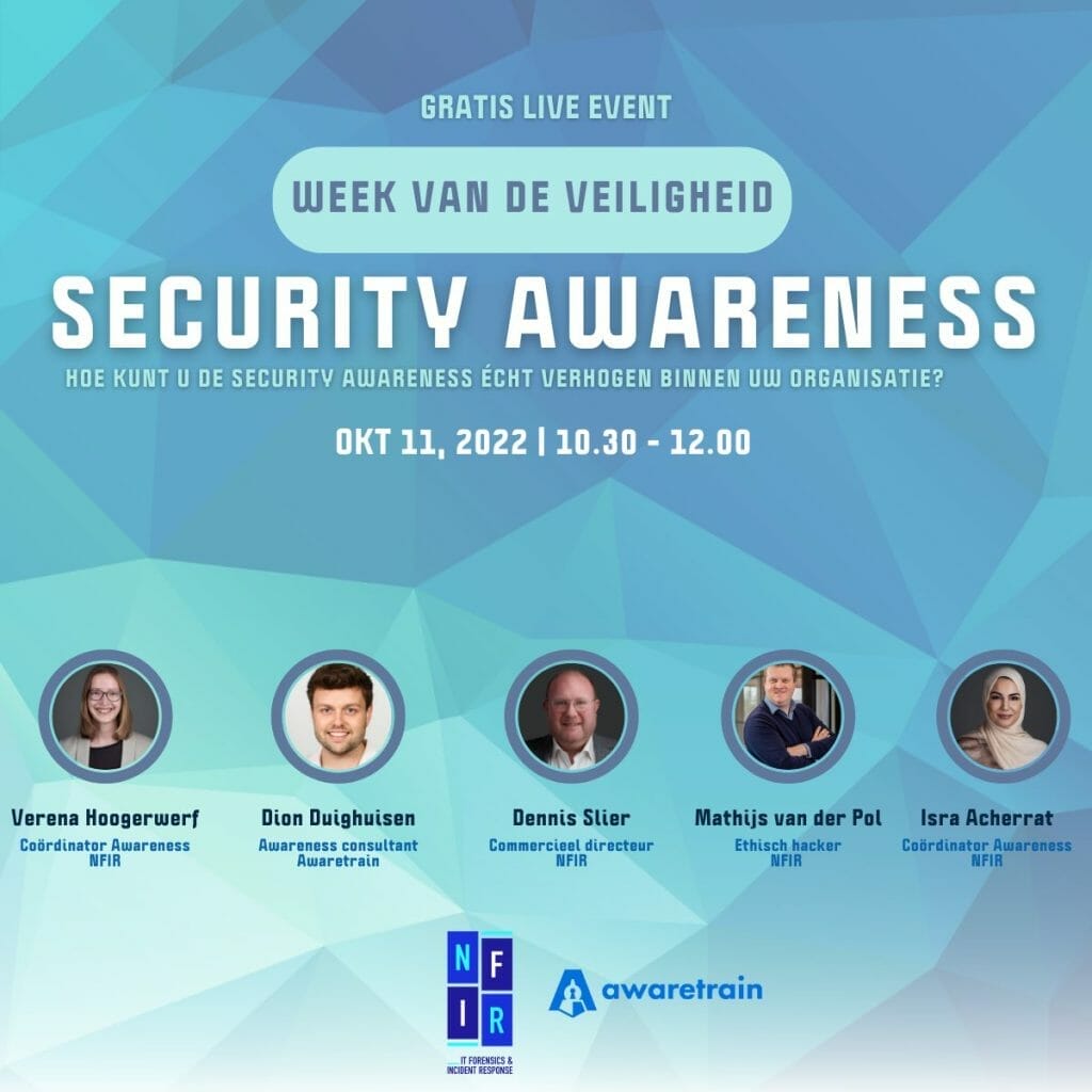 Week van de Veiligheid: Security Awareness live event