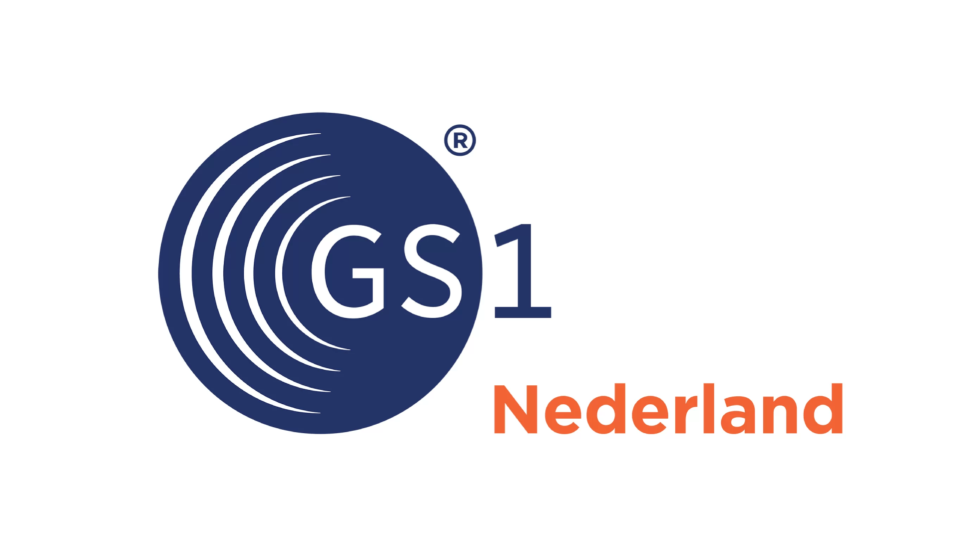 GS1 Nederland logo featuring a blue circular design with "GS1" in white and the word "Nederland" in orange to the right, representing trust and reliability in areas like security monitoring and pentesten.